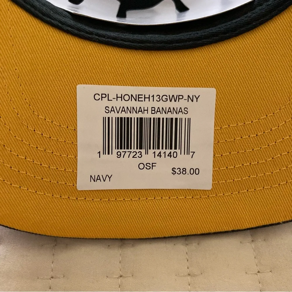 Savannah Bananas 47 Brand SnapBack Rope Hat OSFA Adjustable Mesh Back Trucker - Picture 8 of 11